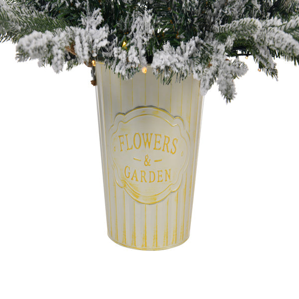 4ft Pre-Lit Green Christmas Tree with 120 Lights - Indoor PVC Holiday Decor for Home