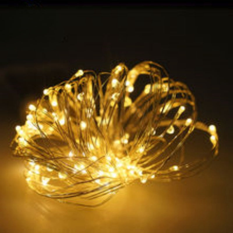 USB LED Fairy String Lights - Copper Wire, 10M/20M, 100-200 LEDs, Party & Christmas Decor